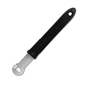 картинка Нож карбовочный; сталь, полипроп.; L=160/45, B=20мм; черный, металлич. (02060236) Ilsa от интернет-магазина Posuda-bar