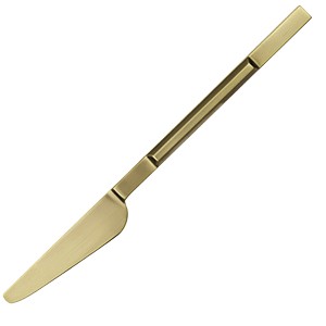 картинка Нож столовый «Койчи»; сталь нерж., латунь (03112743) Serax от интернет-магазина Posuda-bar