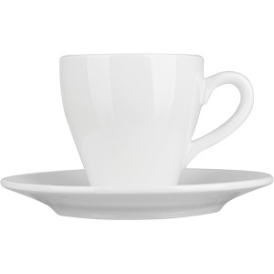 картинка Пара кофейная «Кунстверк»; фарфор; 70мл; D=65/120мм; белый (03130448) Kunstwerk от интернет-магазина Posuda-bar