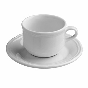 картинка Чашка кофейная «Увертюра»; фарфор; 86мл; D=7, H=5, L=9см; белый (03130533) Tognana от интернет-магазина Posuda-bar
