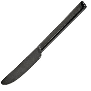 картинка Нож столовый «Пьюр»; сталь нерж.; L=227, B=19мм; антрацит (03112744) Serax от интернет-магазина Posuda-bar