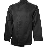 картинка Куртка двубортная 46-48разм.; твил; черный (04143199) POV от интернет-магазина Posuda-bar