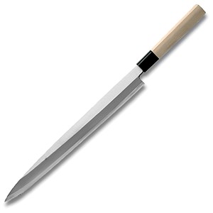 картинка Нож д/sashimi/рыбы; H=3, L=53, B=9см (09100218) Matfer от интернет-магазина Posuda-bar