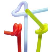 картинка Трубочки со сгибом неоновые[50шт]; пластик; D=7, L=270мм; разноцветн. (06030137) Ims от интернет-магазина Posuda-bar