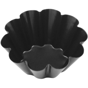 картинка Форма д/выпечки бриошей; сталь, антиприг.покр.; D=8см; черный (04147335) Paderno от интернет-магазина Posuda-bar