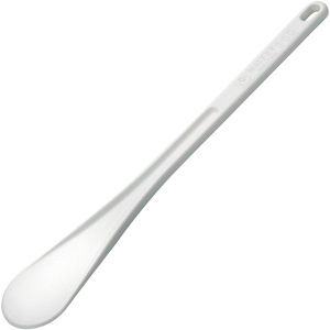 картинка Лопатка кухонная «Экзогласс»; пластик; L=35/10, B=6см; белый (04110496) Matfer от интернет-магазина Posuda-bar