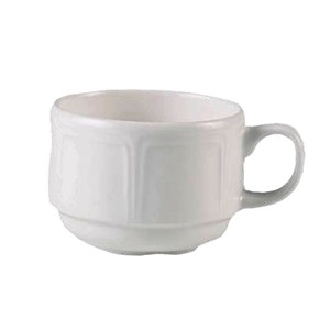картинка Чашка чайная «Торино вайт»; фарфор; 212мл; D=82мм; белый (03140784) Steelite от интернет-магазина Posuda-bar