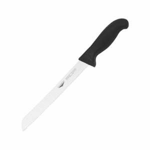 картинка Нож д/хлеба; сталь, пластик; L=425/300, B=25мм; черный, металлич. (04070882) Paderno от интернет-магазина Posuda-bar