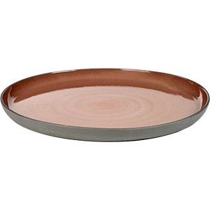 картинка Блюдо «Даск»; керамика; D=317, H=25мм; серый, красный (03021879) Serax от интернет-магазина Posuda-bar