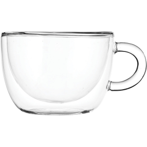 картинка Чашка двойные стенки «Проотель»; термост.стекло; 300мл; D=10, 3см (03141023) Prohotel от интернет-магазина Posuda-bar