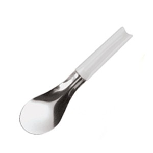 картинка Ложка д/мороженого; сталь нерж.; L=25см; белый, металлич. (02050239) Paderno от интернет-магазина Posuda-bar
