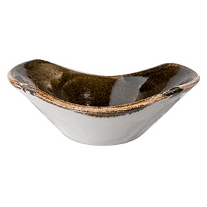 картинка Соусник-салатник «Крафт»; фарфор; 45мл; H=35, L=90, B=70мм; коричнев. (03040711) Steelite от интернет-магазина Posuda-bar