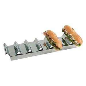 картинка Подставка д/бутербродов на 7шт.; сталь нерж.; L=47, 5, B=10, 5см (04141529) Aps от интернет-магазина Posuda-bar