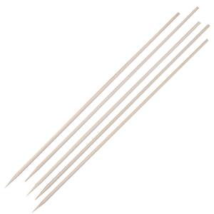 картинка Шампурчики[100шт]; бамбук; L=180, B=3мм; бежев. (06080123) Prohotel от интернет-магазина Posuda-bar