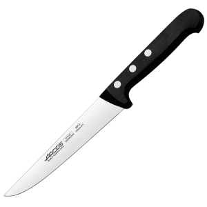 картинка Нож кухонный «Универсал»; сталь нерж.; L=260/150, B=27мм; черный, металлич. (04071994) Arcos от интернет-магазина Posuda-bar