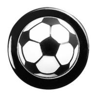 картинка Пукли «Футбольный мяч»[12шт]; пластик; D=15мм; черный, белый (04143709) Greiff от интернет-магазина Posuda-bar
