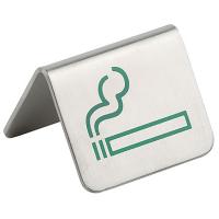 картинка Табличка «Можно курить»[2шт]; металл; 100мл; H=37, L=50, B=50мм; металлич., зелен. (02130186) Aps от интернет-магазина Posuda-bar