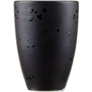 картинка Стакан «Оникс»; керамика; 350мл; D=8, H=11см; черный (01021207) Dymov от интернет-магазина Posuda-bar