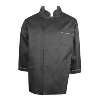 картинка Куртка двубортная 44-46размер; твил; черный (04142718) POV от интернет-магазина Posuda-bar
