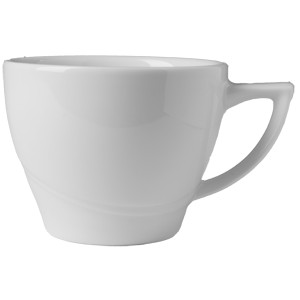 картинка Чашка чайная «Атлантис»; фарфор; 180мл; D=85, H=68, L=100, B=85мм; белый (03140538) Lilien Austria от интернет-магазина Posuda-bar