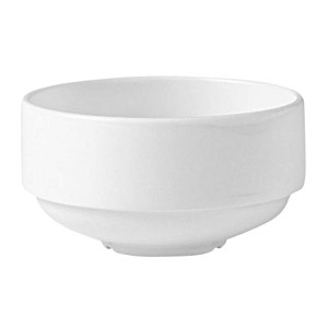 картинка Бульонная чашка б/ручек «Монако Вайт»; фарфор; 280мл; D=10, H=4см; белый (03120254) Steelite от интернет-магазина Posuda-bar