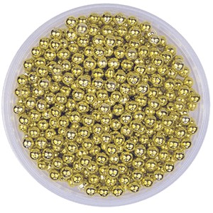картинка Шарики сахарные д/декора 100г; золотой (04145879) Stadter от интернет-магазина Posuda-bar