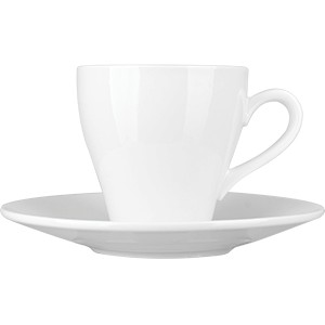 картинка Пара чайная «Кунстверк»; фарфор; 250мл; D=90/167мм; белый (03140974) Kunstwerk от интернет-магазина Posuda-bar