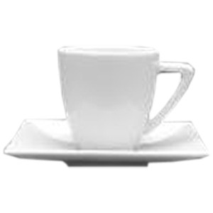 картинка Чашка кофейная «Классик»; фарфор; 150мл; D=70, H=75, B=100мм; белый (03130306) Lubiana от интернет-магазина Posuda-bar