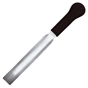картинка Нож д/хамона; сталь, пластик; L=390/210, B=32мм; черный, металлич. (04070230) Paderno от интернет-магазина Posuda-bar