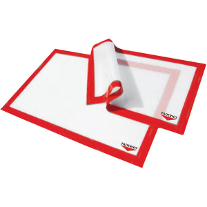 картинка Лист кондитерский (-40+280C); силикон; L=60, B=40см; белый, красный (04140905) Paderno от интернет-магазина Posuda-bar