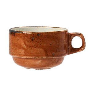 картинка Чашка чайная «Крафт»; фарфор; 225мл; D=8, H=6, L=11см; терракот (03140747) Steelite от интернет-магазина Posuda-bar