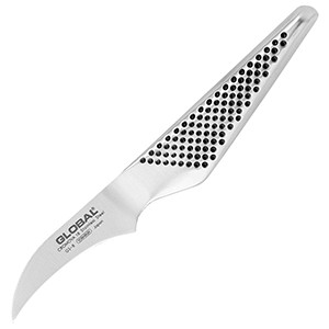 картинка Нож д/чистки овощей «Глобал»; сталь; L=70, B=75мм; металлич. (04071749) Matfer от интернет-магазина Posuda-bar