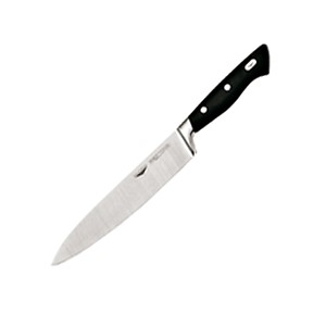 картинка Нож поварской; сталь; L=20см; черный, металлич. (04071919) Paderno от интернет-магазина Posuda-bar