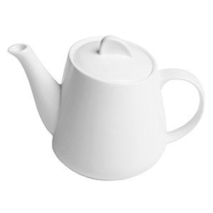 картинка Чайник «Перла»; фарфор; 0, 5л; белый (03150244) Tognana от интернет-магазина Posuda-bar