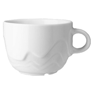 картинка Чашка чайная «Мелодия»; фарфор; 230мл; D=85, H=60, B=110мм; белый (03140359) G. Benedikt Karlovy Vary от интернет-магазина Posuda-bar
