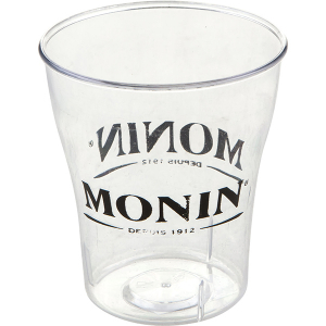 картинка Чашка «Монин»; пластик; 95мл; прозр. (03140292) Monin от интернет-магазина Posuda-bar