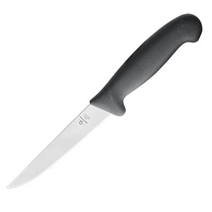 картинка Нож кухонный; ручка черная; сталь нерж., пластик; L=273/145, B=25мм; черный, металлич. (04071913) Matfer от интернет-магазина Posuda-bar