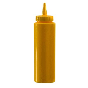 картинка Емкость д/соусов; пластик; 350мл; D=55, H=205мм; желт. (04141429) Matfer от интернет-магазина Posuda-bar