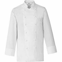 картинка Куртка поварская, р. 48 б/пуклей; полиэстер, хлопок; белый (04143155) Greiff от интернет-магазина Posuda-bar