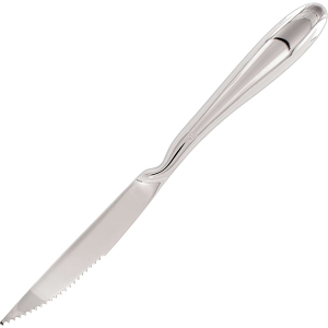 картинка Нож д/стейка с ручкой эрго «Анзо»; сталь нерж.; L=230/105, B=16мм; металлич. (03113133) Eternum от интернет-магазина Posuda-bar