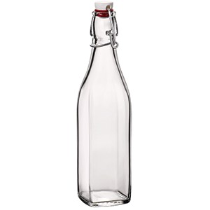картинка Бутылка с пробкой «Свинг»; стекло; 0, 5л; D=77, H=253, L=75, B=75мм (03100437) Bormioli Rocco от интернет-магазина Posuda-bar