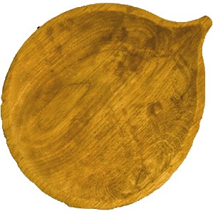 картинка Блюдо «Осина» светлый дуб; H=30, L=250, B=205мм (03021762) Fuga от интернет-магазина Posuda-bar