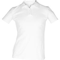 картинка Рубашка поло женская, размер 42; хлопок; белый (04149358) POV от интернет-магазина Posuda-bar
