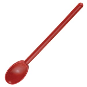 картинка Лопатка кухонная «Экзогласс»; пластик; L=30/8, B=5см; красный (04110844) Matfer от интернет-магазина Posuda-bar