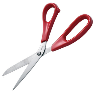 картинка Ножницы; сталь нерж., пластик; H=1, L=25, B=11см; металлич., красный (09100223) Matfer от интернет-магазина Posuda-bar