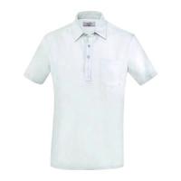 картинка Рубашка поло мужская, размер M; хлопок, эластан; белый (04143843) Greiff от интернет-магазина Posuda-bar