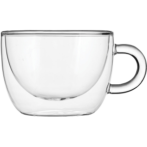 картинка Чашка двойные стенки «Проотель»; термост.стекло; 150мл; D=8см (03141022) Prohotel от интернет-магазина Posuda-bar