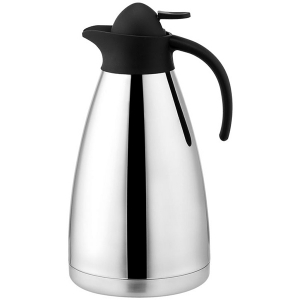 картинка Кофейник вакуумный «Санекс»; сталь нерж., пластик; 2л; H=29, 5, L=17, 7, B=14, 2см; серебрян., черный (03160138) Sunnex от интернет-магазина Posuda-bar