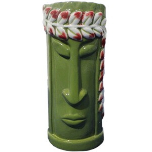 картинка Стакан д/коктейлей «Тики»; керамика; 350мл; D=66, H=154мм; зелен. (01170806) Mornsun от интернет-магазина Posuda-bar