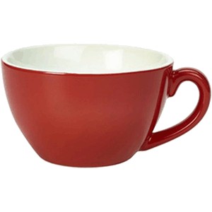 картинка Чашка чайная «Роял»; фарфор; 340мл; красный (03141448) Genware от интернет-магазина Posuda-bar